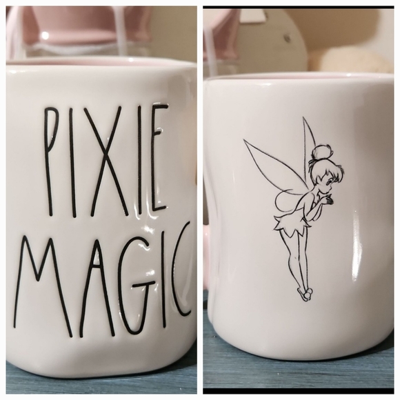 Rae Dunn "Pixie Magic" Disney Tinkerbelle Collection Mug - Picture 2 of 5